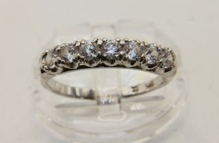 Splendido anello argento pavè pietre CZ