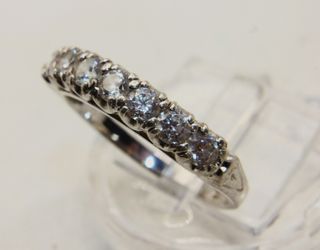 Splendido anello argento pavè pietre CZ