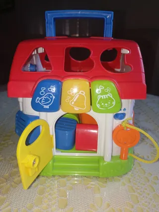 Juguete bebe,casa   Clasificadora Musical y sonido