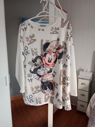 2 Camisetas Manga Larga Minnie Mouse