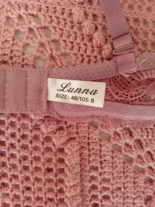 Sujetador Push Up Rosa Encaje