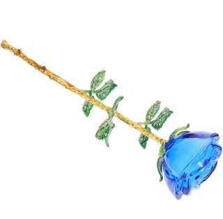 Rosa de Cristal Azul Cabilock Decoración