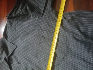 Camicia uomo fantasia righe e pois