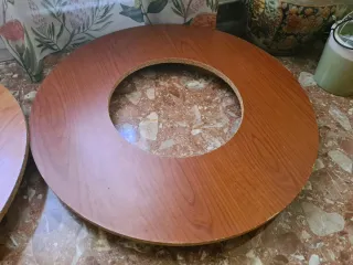 Tarima mesa camilla redondas