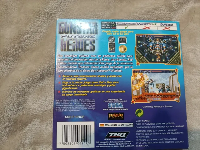 Gunstar Future Heroes GBA Nintendo