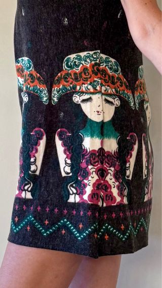 Vestido mini Elissa Lana Talla M L