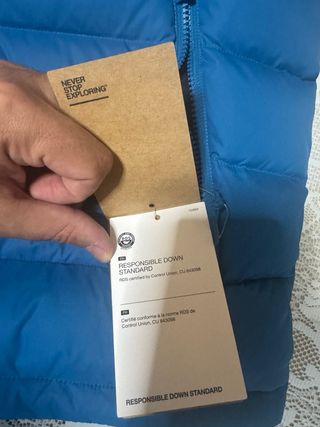 Chaleco The North Face 700 Azul Negro Original