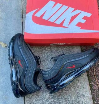 Nike Air Max 97 Talla 36 Negro Rojo