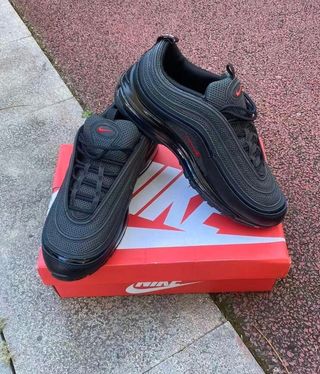 Nike Air Max 97 Talla 36 Negro Rojo