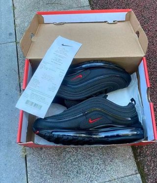 Nike Air Max 97 Talla 36 Negro Rojo