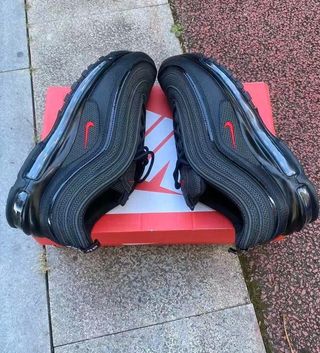Nike Air Max 97 Talla 36 Negro Rojo