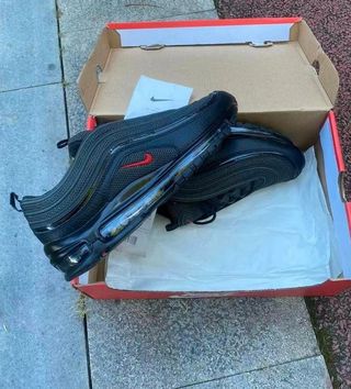 Nike Air Max 97 Talla 36 Negro Rojo