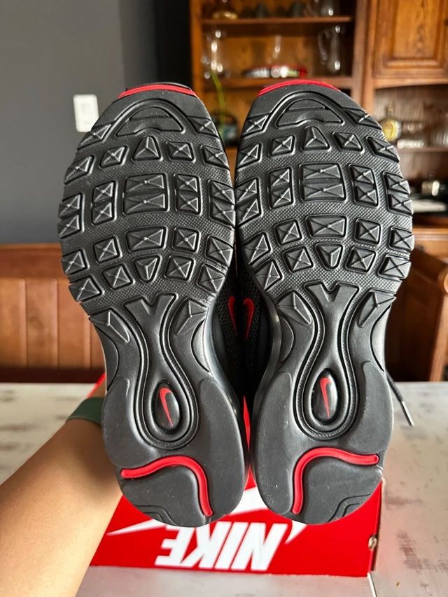 Nike Air Max 97 Talla 39 Negro Rojo
