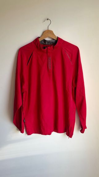 Chaqueta Cortavientos Kappa Roja Packable