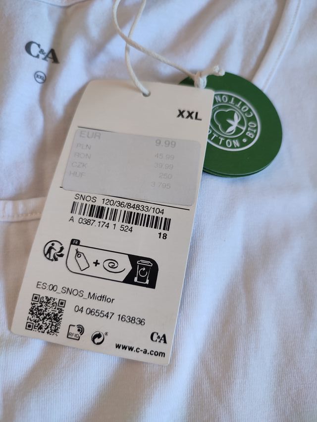 Camiseta tirantes blanca básica