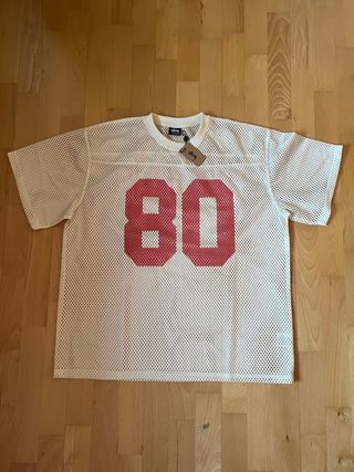 Camiseta Stussy Sport Malla Roja 80 Talla L