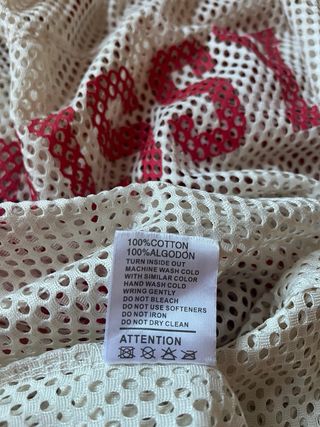 Camiseta Stussy Sport Malla Roja 80 Talla L