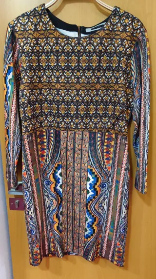 Vestido estampado talla 46