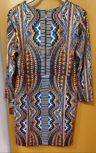 Vestido estampado talla 46