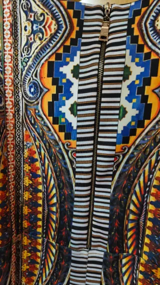 Vestido estampado talla 46