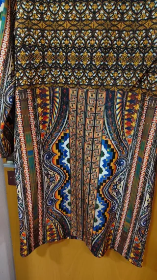 Vestido estampado talla 46