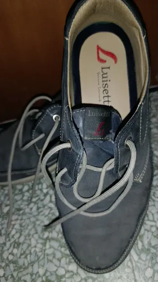Scarpe uomo Luisetti blu/grigie