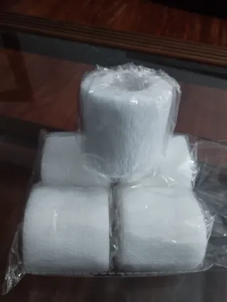 Paquete de Rollos de telas blancos (Vendas)