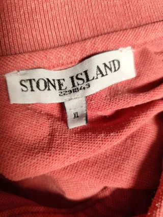 Polo Stone Island Rosa