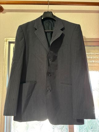 Chaqueta de traje a rayas
