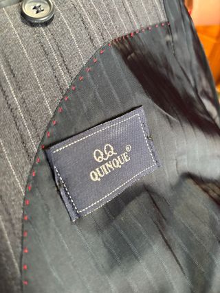 Chaqueta de traje a rayas