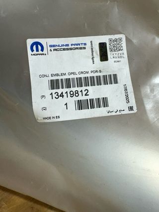 Listón embellecedor/protector OPEL