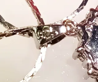 Conjunto collar y pendientes plata 925 - celeste