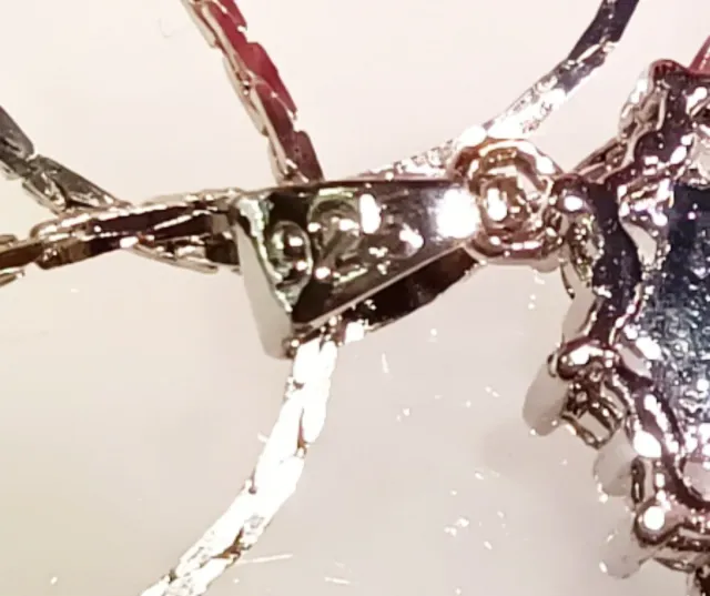 Conjunto collar y pendientes plata 925 - celeste