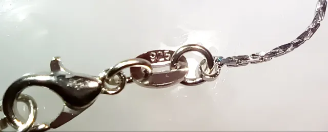 Conjunto collar y pendientes plata 925 - celeste