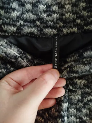 Capa de lana, marca NAFNAF, talla 38