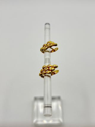 Orecchini in oro 18k con zirconi da 2,34 gr.