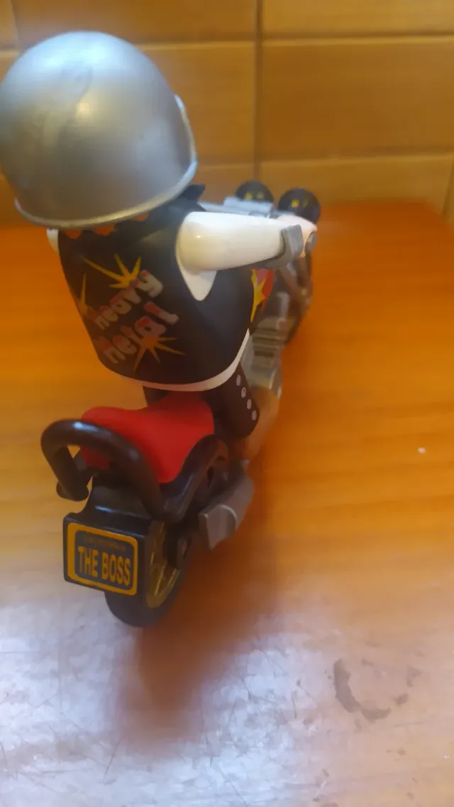 Playmobil Moto Custom con Figura