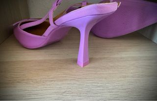 Tacones Slingback Lila T-39