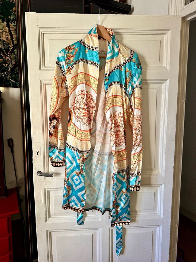 Bata Shein Estilo Versace Talla M