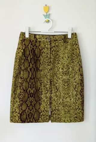 Falda animal print tejido elástico Jota + ge