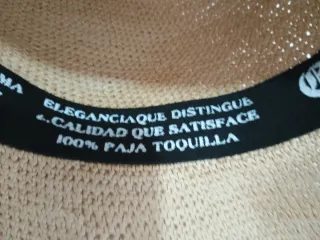 Sombrero Panamá Mujer Talla 60 Beige.