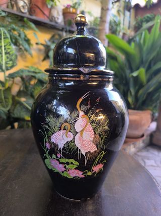 Set Jarrones de porcelana estampados