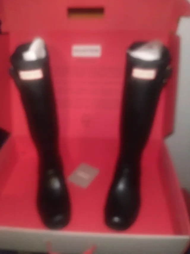 Botas de agua Hunter negras talla 38