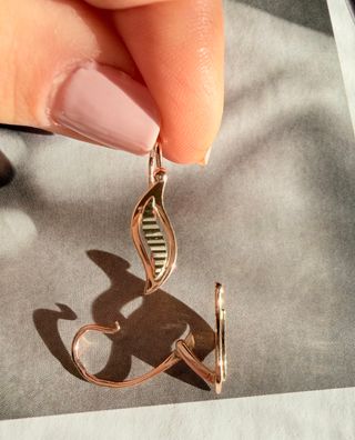 Orecchini in Oro 14K Foglia