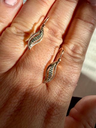 Orecchini in Oro 14K Foglia