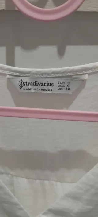 Blusa blanca manga larga