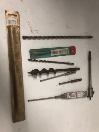 Lote de 8 Brocas para Madera y Hormigon