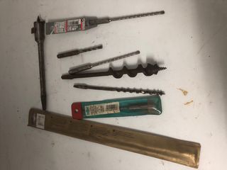 Lote de 8 Brocas para Madera y Hormigon