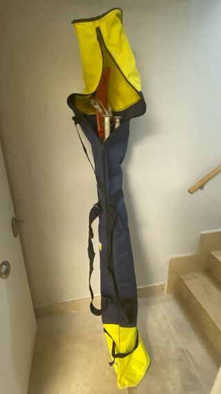 Bolsa Porta Esquís Azul y Amarillo