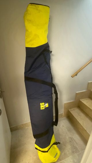 Bolsa Porta Esquís Azul y Amarillo